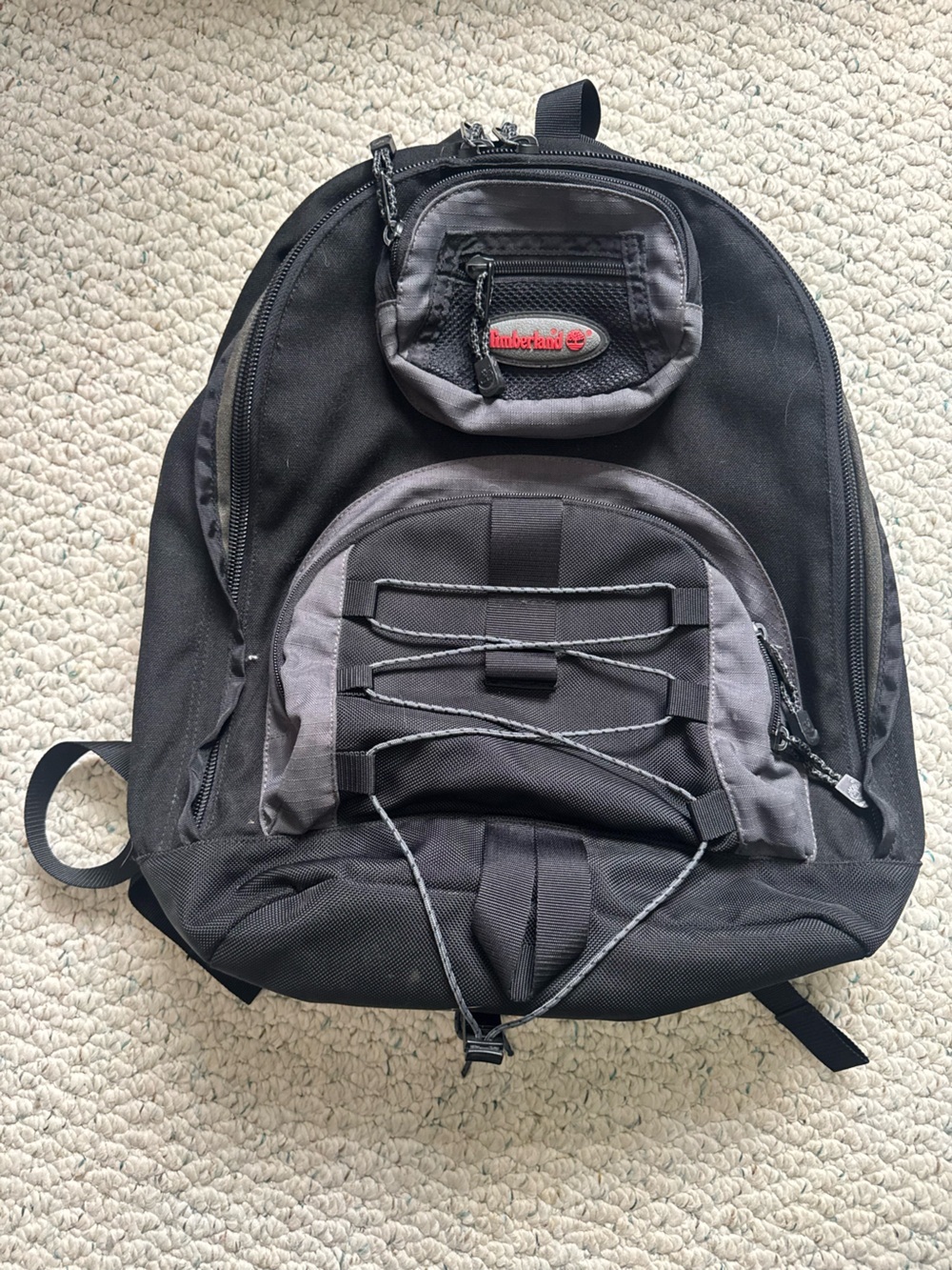 Timberland Black & Gray Backpack